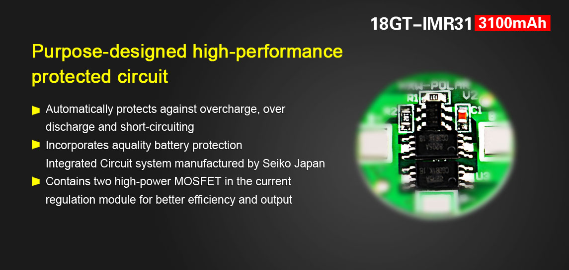 ΜΠΑΤΑΡΙΑ KLARUS 18GT-IMR31 3100mAh